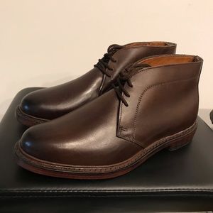 Allen Edmonds brown leather boots 8.5 EEE New